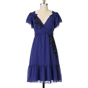 Vintage Anthropologie Dress, Lithe Petit Four